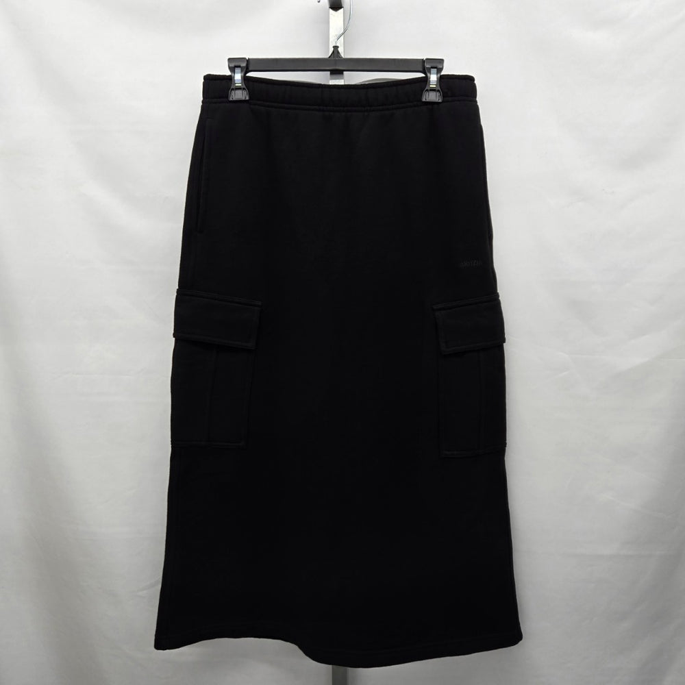 Aritzia Sweatfleece Cozy Fleece Cargo Maxi Skirt Black -  Size S