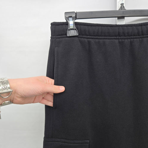 Aritzia Sweatfleece Cozy Fleece Cargo Maxi Skirt Black -  Size S