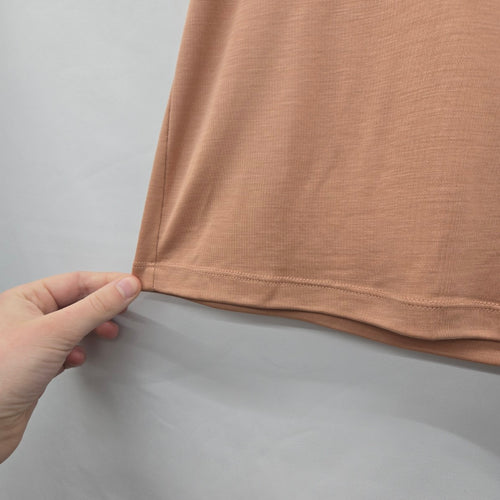 Eileen Fisher Woman Tencel Lyocell Cowl Neck Tank Top Peach -  Size 1X