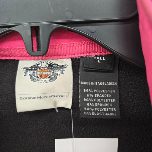 Harley-Davidson Genuine MotorClothes Softshell Jacket Black Pink - Size L