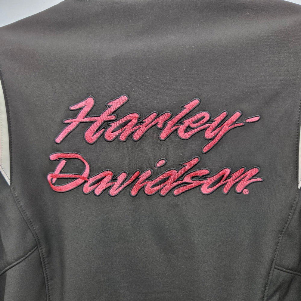 Harley-Davidson Genuine MotorClothes Softshell Jacket Black Pink - Size L