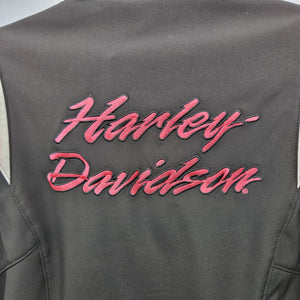 Harley-Davidson Genuine MotorClothes Softshell Jacket Black Pink - Size L