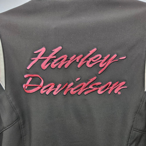 Harley-Davidson Genuine MotorClothes Softshell Jacket Black Pink - Size L