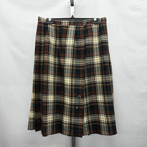 Vintage Sportrite by Sport Highland Virgin Wool Plaid Skirt Tartan -  Size S