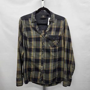Harley-Davidson Genuine MotorClothes Plaid Button-Up Shirt - Size L