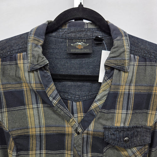Harley-Davidson Genuine MotorClothes Plaid Button-Up Shirt - Size L