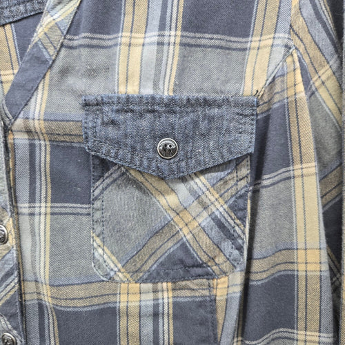 Harley-Davidson Genuine MotorClothes Plaid Button-Up Shirt - Size L