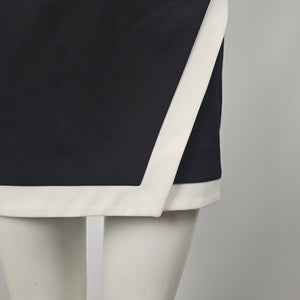 Lauren Ralph Lauren Black & White Colorblock Sleeveless Sheath Dress - Size 0