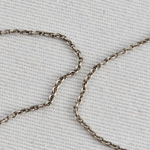 Vintage 925 Sterling Silver Minimalist Cross Pendant Necklace