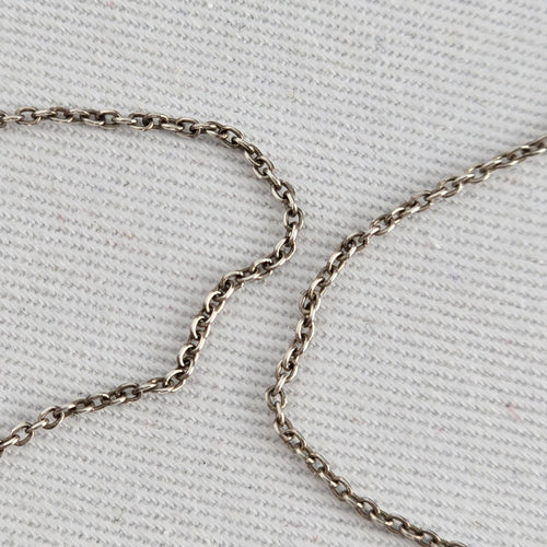 Vintage 925 Sterling Silver Minimalist Cross Pendant Necklace