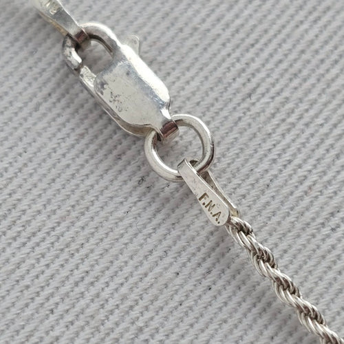 925 Sterling Silver Marquise Purple Stone Pendant Necklace