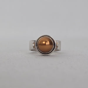 Kameleon 925 Sterling Silver Interchangeable Ring Size 10 with 4 Inserts