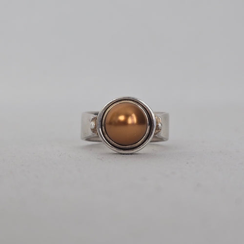 Kameleon 925 Sterling Silver Interchangeable Ring Size 10 with 4 Inserts