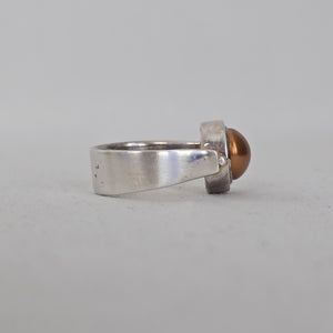 Kameleon 925 Sterling Silver Interchangeable Ring Size 10 with 4 Inserts