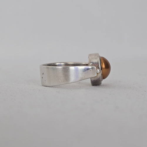 Kameleon 925 Sterling Silver Interchangeable Ring Size 10 with 4 Inserts