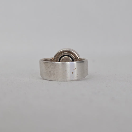 Kameleon 925 Sterling Silver Interchangeable Ring Size 10 with 4 Inserts