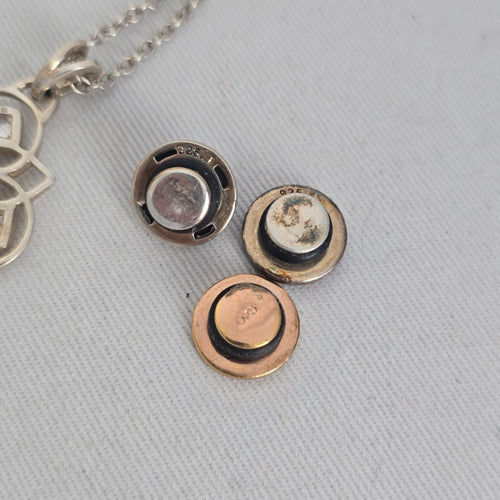 Kameleon Jewelry Sterling Silver Interchangeable Pendant Necklace Set 925 Sterling