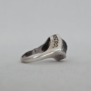 Vintage Kameleon 925 Sterling Silver Purple JewelPop Ring Size 7.5