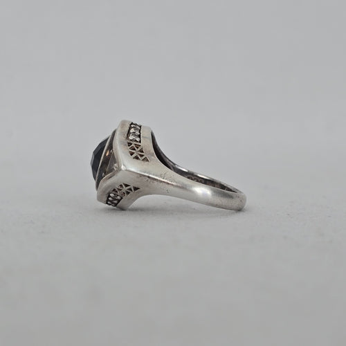 Vintage Kameleon 925 Sterling Silver Purple JewelPop Ring Size 7.5
