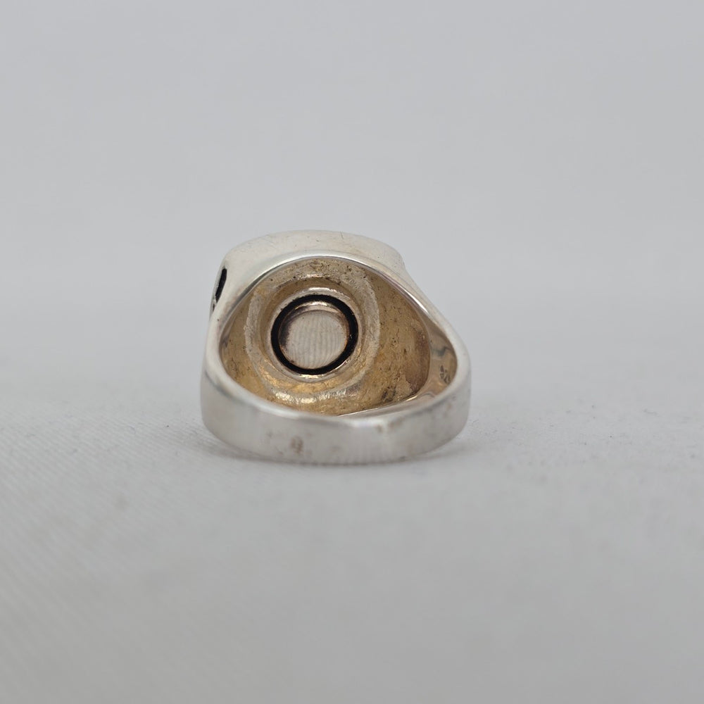 Kameleon 925 Sterling Silver Black JewelPop Ring Size 9