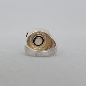 Kameleon 925 Sterling Silver Black JewelPop Ring Size 9