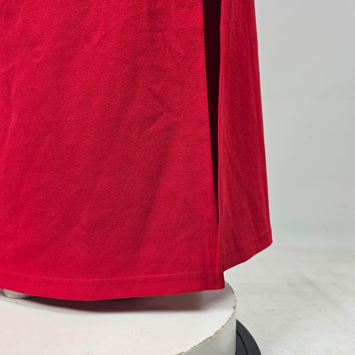 WOOSEA Red Ruffle Shoulder Event Dress - Size M