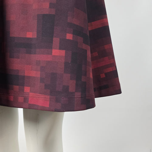 Lululemon &Go Til Dawn Dress Mini Domo Pixel Berry Rumble Black Size - Size 12
