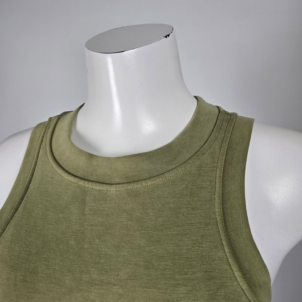Lululemon Softstreme Back In Action Dress Bronze Green - Size 6