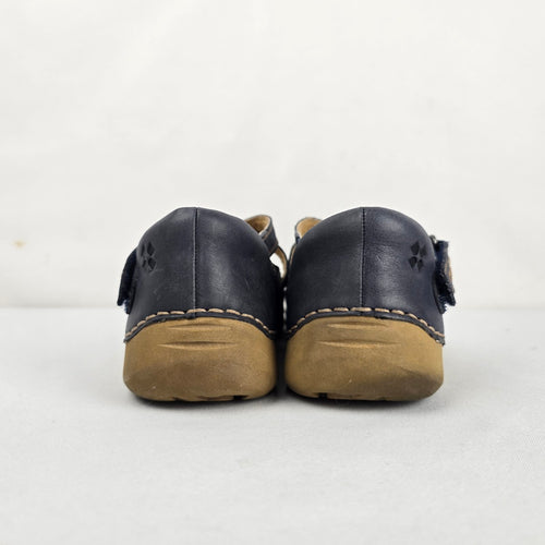 Naturalizer Julianne Navy Leather T-Strap Mary Jane Shoes - Size 10