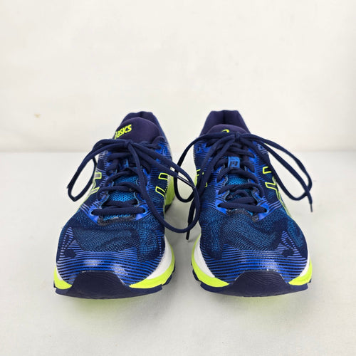 ASICS GEL-Nimbus 19 Blue Neon Yellow Running Shoes - Size 10