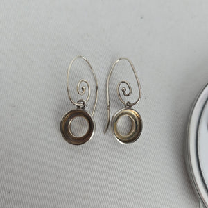 Kameleon 925 Sterling Silver Scroll Dangle Earrings + 5 JewelPops Bundle