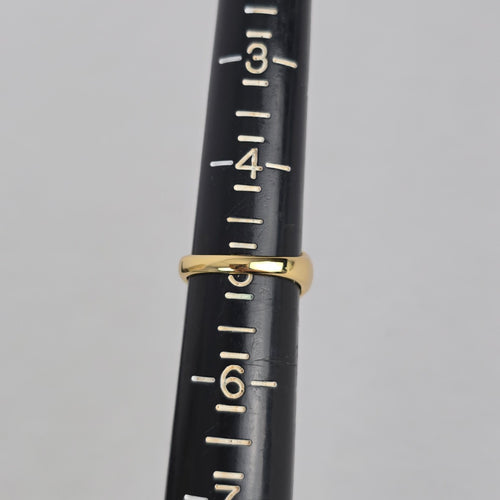 MA 925 Gold Vermeil - Blue Statement Ring - Size 5