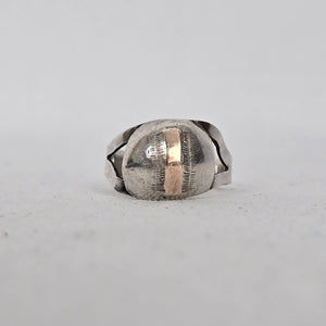Sterling Silver Handmade Statement Ring - Size 6.75