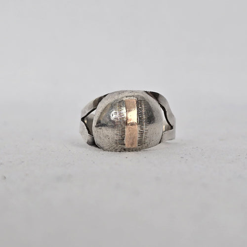 Sterling Silver Handmade Statement Ring - Size 6.75