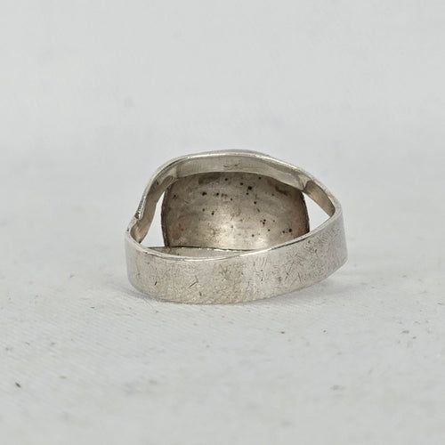 Sterling Silver Handmade Statement Ring - Size 6.75
