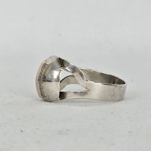 Sterling Silver Handmade Statement Ring - Size 6.75
