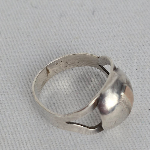 Sterling Silver Handmade Statement Ring - Size 6.75