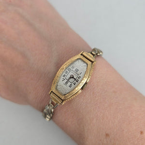 Vintage Balco Swiss Tonneau Watch — Manual Wind, Running