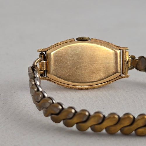 Vintage Balco Swiss Tonneau Watch — Manual Wind, Running