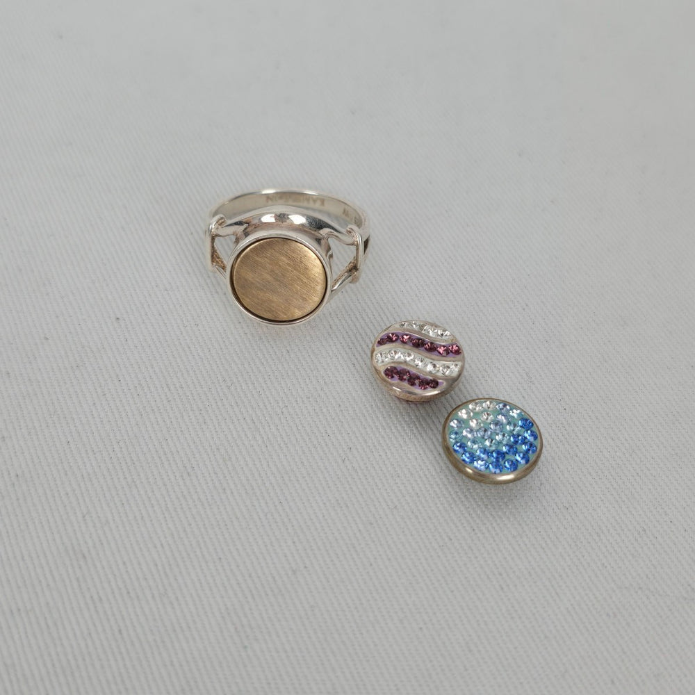 Kameleon 925 Sterling Silver Interchangeable Snap Ring – Size 9