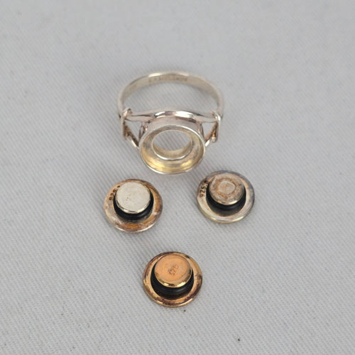 Kameleon 925 Sterling Silver Interchangeable Snap Ring – Size 9