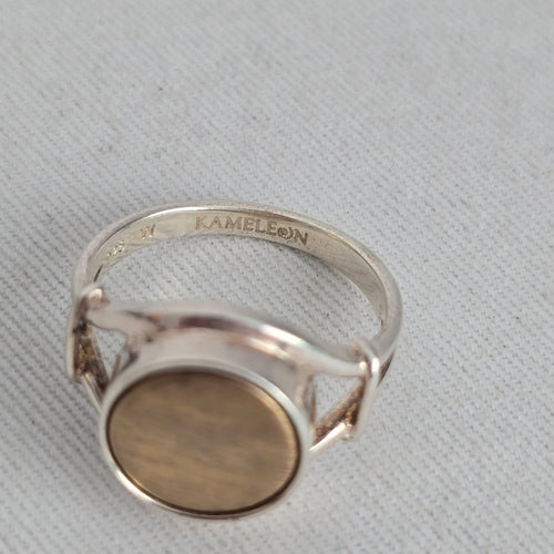 Kameleon 925 Sterling Silver Interchangeable Snap Ring – Size 9