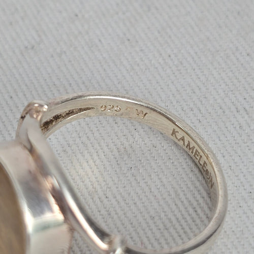Kameleon 925 Sterling Silver Interchangeable Snap Ring – Size 9