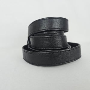 Black Genuine Leather Wrap Belt Size M/L