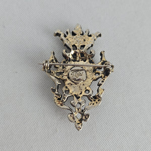 Vintage Dafri Toronto Heraldic Crest Shield Brooch Pin
