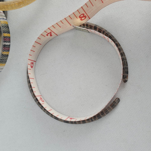 Color By Amber Set of 6 Gold & Brown  Cuff Bangle Bracelets