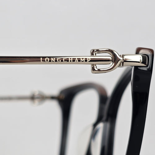 Longchamp LO2676 Black and Brown Eyeglass Frames with Case