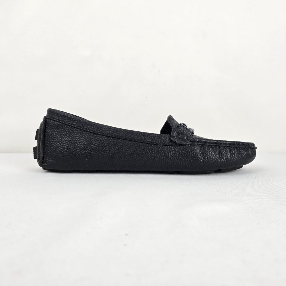 Anne Klein iFlex Black Chain Loafers - Size 10