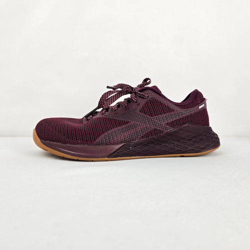 Reebok Burgundy Mesh Training Shoes - Size 7.5