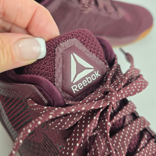 Reebok Burgundy Mesh Training Shoes - Size 7.5